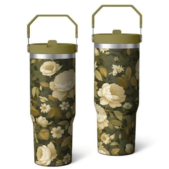 30 Oz Tumbler Paisley Tumbler with Lid and Straw, Birthday Gift Cup for Friend Women Men Coffee Travel Mug Thanksgiving Day Halloween Christmas Gift Water Bottle