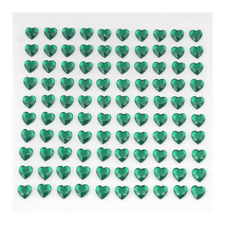 - BalsaCircle 600 pcs Heart Shaped Gem Stickers - Wedding Party Favors Decorations DIY Craft Supplies
