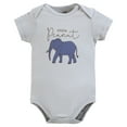 thumbnail image 3 of Touched by Nature Unisex Baby Organic Cotton Bodysuits, Classic Safari, 18-24 Months, 3 of 5