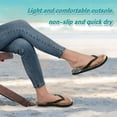 thumbnail image 4 of YAZAOOSummer Flip Flops Creatively Sunlit Turtle Gathering Simple Beach Sandals, 4 of 8