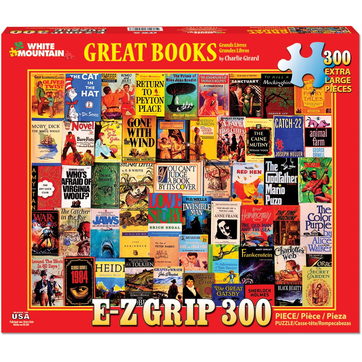 Jigsaw Puzzle 300 Pieces 24"X30"Great Books Walmart Canada