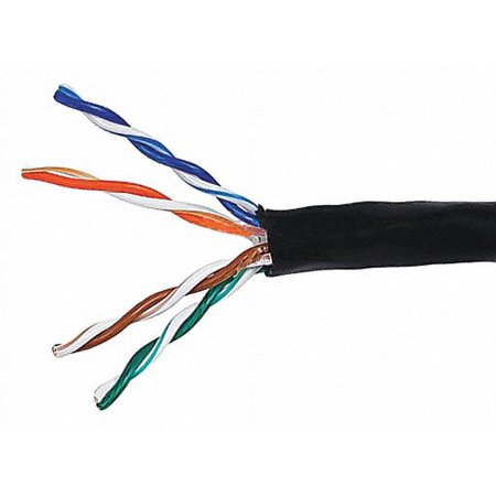 UPC: 0889028046142 | Sim Supply Data Cable Cat 5e 24 AWG 1000ft Black 878