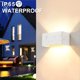 thumbnail image 3 of Aplique de pared LED para interior y exterior, IP65, resistente al agua, para interior y exterior, moderno aplique de pared para dormitorio, sala de estar, entrada, iluminación ajustable de, 3 of 5