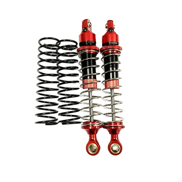 ZheElen Front Rear Shock Absorber For Baja Rey 4WD Short Course Rc Front Rear Shock Absorber Aluminum Alloy Smooth RC Car Accessories Red