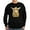 Black, variant on CafePress - Happy Highland Cow Jumper Sweater - Classic Crew Neck Sweatshirt