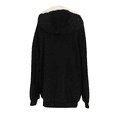 thumbnail image 3 of Sherpa Fuzzy jackets for women with hooded Long Sleeve Lightweight Faux Fur Coat Fashion Zipper Sweatshirt Winter Warm Outwear with Pockets, 3 of 5