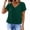 A1_Blackish Green, variant on Women's V-Neck Pleated Front T Shirts Blousy Tops for Women Soft Basic T Shirts Loose Pleated Shirts Pleated V Neck Shirts Summer Basic Tee Tops Dressy Casual Tops Tunic Tops Basic Shirts Pink 3Xl