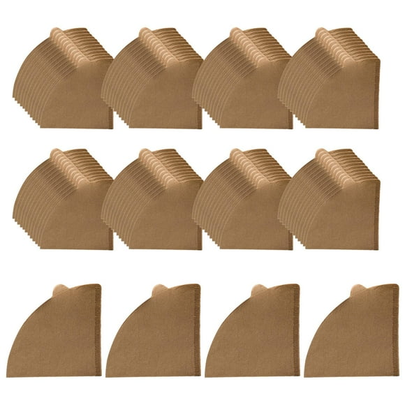 100 piezas Filtros de cono BLESIY Filtros de papel cónico para cafetera Marrón V01