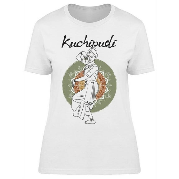 Kuchipudi Dancing T-Shirt Women -Image by Shutterstock, Female Large