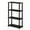 Black, variant on Furinno Turn-S-Tube 23.6â€ W x 11.4 D x 43.25 H 4-Shelf Decorative Shelves, Black