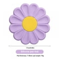 thumbnail image 2 of 2pcs Silicone Tablemat Heat Resistant Pot Holder Non-Slip Dishes Placemat Heat Insulation Pad Daisy Shaped Cookware Mat, 2 of 5