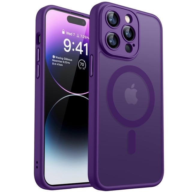 Funda magnética CANSHN compatible con iPhone 14 Pro Max