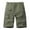 Army Green, variant on Men's Military Enthusiast Cargo Shorts, Outdoor Casual Workwear Tactical Training Shorts with Multi-Pocket & Reinforced Stitching ,Gray 3XL