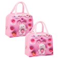thumbnail image 1 of Oleegame 2 Pcs Sac de Rangement pour Produits Sac Isotherme Sac à Lunch Sac à Lunch Chiot Brun (Isolation 3D) Rose, 1 of 9