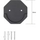 thumbnail image 2 of 1 Pcs Curtain Rod Holder Without Drilling Rod Hook Curtain Rod Holder Curtain Rod Hook(black Hexagon), 2 of 5