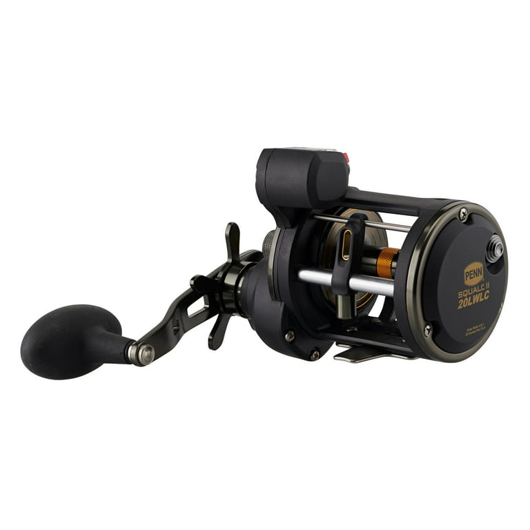 PENN Squall II Level Wind Conventional Reel, Size 20, Line Counter 