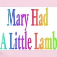 thumbnail image 2 of CafePress - Mary Had A Little Lamb Infant Bodysuit - Baby Light Bodysuit, Size Newborn - 24 Months, 2 of 4