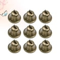 thumbnail image 4 of MasteelfCA 10pcs DIY Handmade Accessories 38mm Bronze Bell Copper Rattle Bell Party Decor Bell, 4 of 7