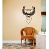 "Do It Yourself Wall Decal Sticker Deer Buck Head Animal Graphic With Its In My Blood Hunter Hunting Hobby Sports Boys S 18x18"""
