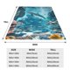thumbnail image 3 of Balery Underwater Dolphin Scene Manta de Felpa Suave y Acogedora – Cobija de Franela Aterciopelada para Cama, Lavable y Cálida para Sofá, Mascotas, Transpirable-50"x40", 3 of 7