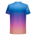 thumbnail image 5 of M-5X Plus Size T-Shirts for Men Big & Tall Short Sleeve Tshirts Shirts Casual Pullover Gradient Printed Comfort Basic Workout Tees Tops, 5 of 5
