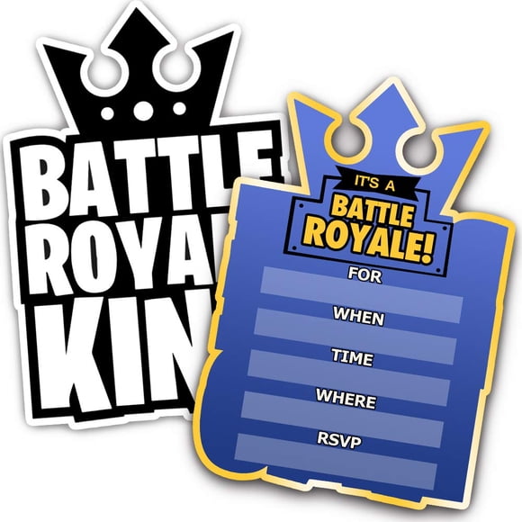 Ukebobo 30 tarjetas de invitaciones para fiestas de juegos con sobres, doble cara, invitaciones para videojuegos, suministros para fiestas de juegos