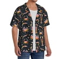 thumbnail image 2 of Gukieu Various Crustaceans Print Men's Short-sleeved Shirts, Button-down Pocket Shirts, T-shirts, Beach Vacation Travel Summer Clothing-Medium, 2 of 5