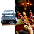 thumbnail image 2 of BBQ Meat Skewer Machine Barbecue Meat Stick Device Manual Kebab Making Tool Portable Folding Barbecue Skewer Maker, 2 of 10