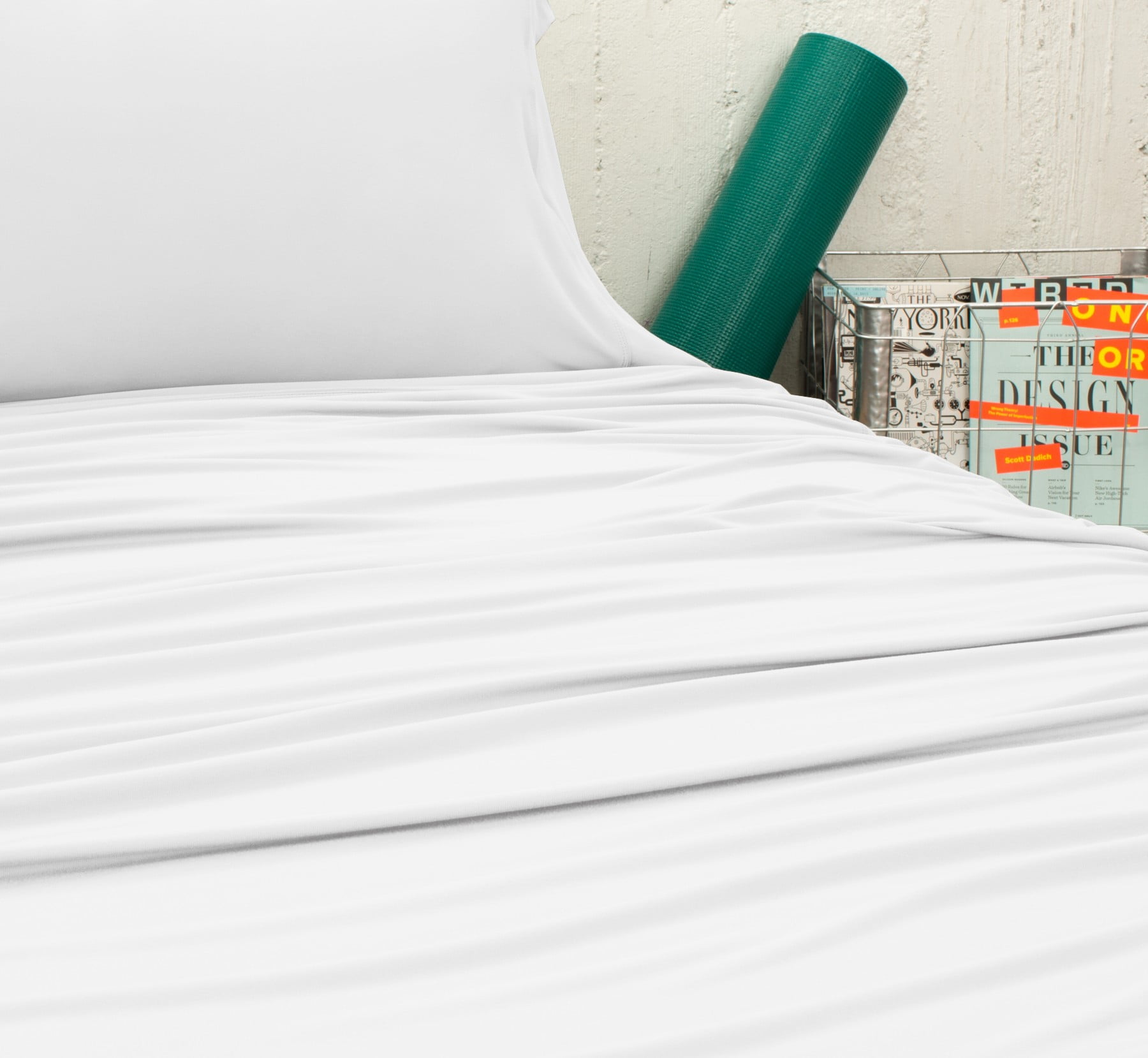 Sheex Active Comfort Sheet Set (3 Pieces), Queen, White