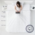 thumbnail image 5 of A1HC - GOTS Certified Organic Cotton 100% New Zealand Pure Wool Duvet Inserts 400GSM White, 5 of 8