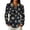 Blue-B#10830HH, variant on Hearthz Christmas Women's Polo Shirt Christmas Tree Print Henley Shirt for Women Button V Neck Long Sleeve Uniform Tops Relaxed Fit Office Daily T Shirts for Women