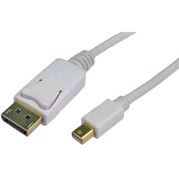 PRO SIGNAL - Mini DisplayPort to DisplayPort Lead, 2m White