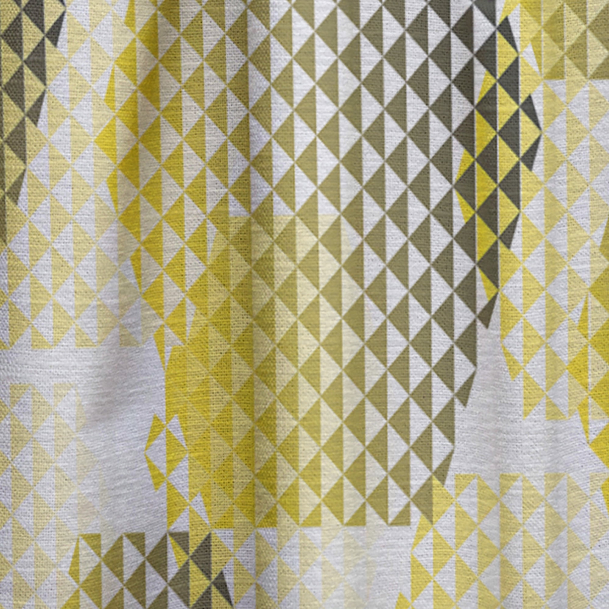 Designart 'Hexagon Retro Pattern XI' Mid-Century Modern Curtain Panel