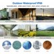 thumbnail image 4 of Cámara de seguridad inalámbrica con energía solar para exteriores, cámara de vigilancia para el hogar con WiFi, 1080P, HD, IP66, resistente al agua, detección de movimiento humano, 4 of 5
