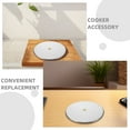 thumbnail image 3 of UPOUART 2pcs Induction Hot Plate Stainless Steel Heat Retention Tool For Home Cooks Silver Color, 3 of 8