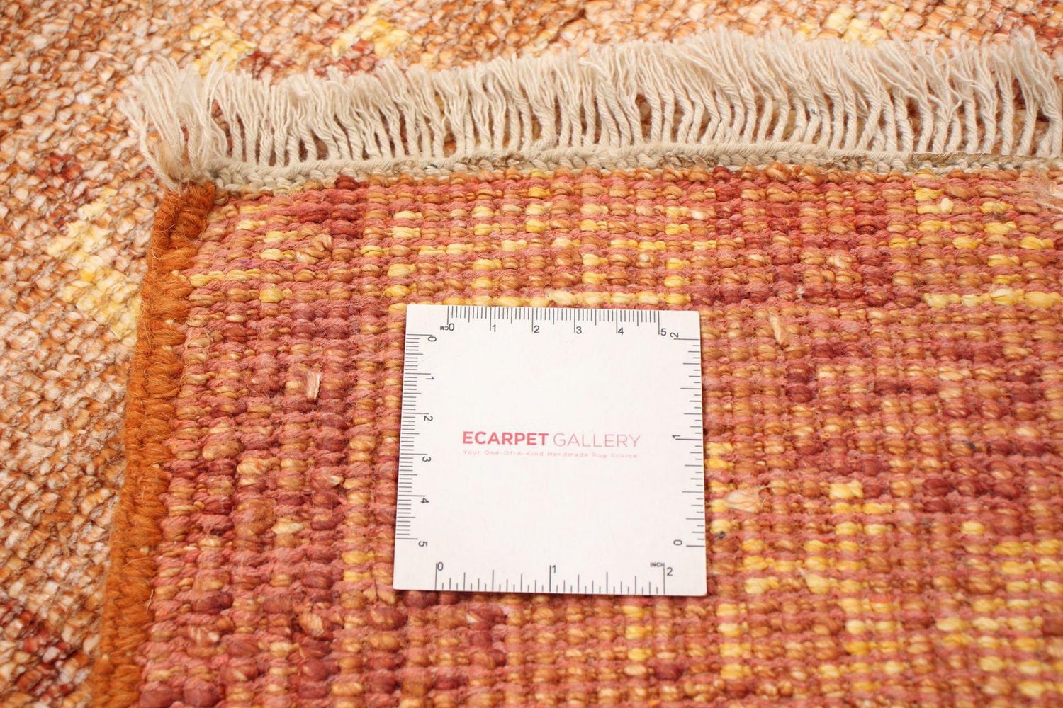 ECARPETGALLERY 5'0" x 7'10"  Transitional Jules Oushak Hand-knotted Area Rug for Living Room, Dining Room and Bedroom in Brown