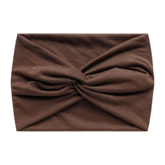 Stretchy Headbands for Women, Absorbed Sport Headband Soft Twist Knotted Hairbands Non Silp Wide Hair Bands for Daily Life Yoga Workout Running Gym QURATI