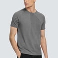 thumbnail image 2 of JFOPQVSM Men’s Active Quickly Dry Crew Neck T Shirts Athletic Running Gym Workout Short Sleeve Tee Tops, 2 of 7