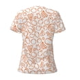 thumbnail image 4 of Naloa Simple Fruit Print T-Shirts Short Sleeve V Neck Tees for Women Fashion Tops Trendy Lightweight Soft Casual Summer Outfits Clothes, 4 of 5