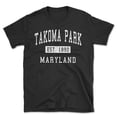 thumbnail image 1 of Takoma Park Maryland Classic Established Men's Cotton T-Shirt, 1 of 1
