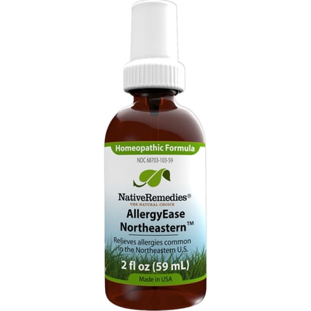 NativeRemedies AllergyEase Northeastern Homeopathic Oral Spray, 2 Fl Oz