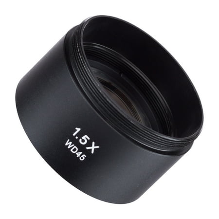 AmScope SM15 1.5X Barlow Lens for SM and/or SW Stereo Microscopes (48mm)