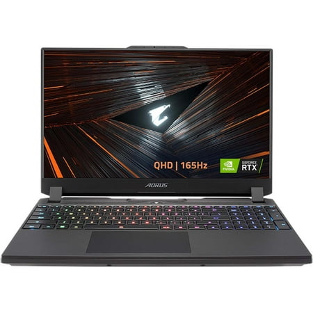 GIGABYTE AORUS 15 XE5 - 15.6" 165 Hz Thin Bezel QHD 2560x1440 IPS-level Display - Intel Core i7-12700H - NVIDIA GeForce RTX 3070 Ti Laptop GPU 8GB GDDR6 - 16GB DDR5 RAM - 1TB SSD - Win11 Home - Gaming