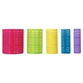 thumbnail image 3 of Conair Travel Size 7" Plastic Self-Grip Hair Rollers, 31 Piece Set, Multi-color, 3 of 3