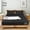 Black, variant on 1pc 100% Bamboo Viscose Cooling Fitted Sheet, Silky Breathable Mattress Cover for Hot Sleepers, 16 Inch Deep Pocket, Full Surround Wide Elastic, Machine Washable, No Pillowcases, Bedroom Bedding Gift