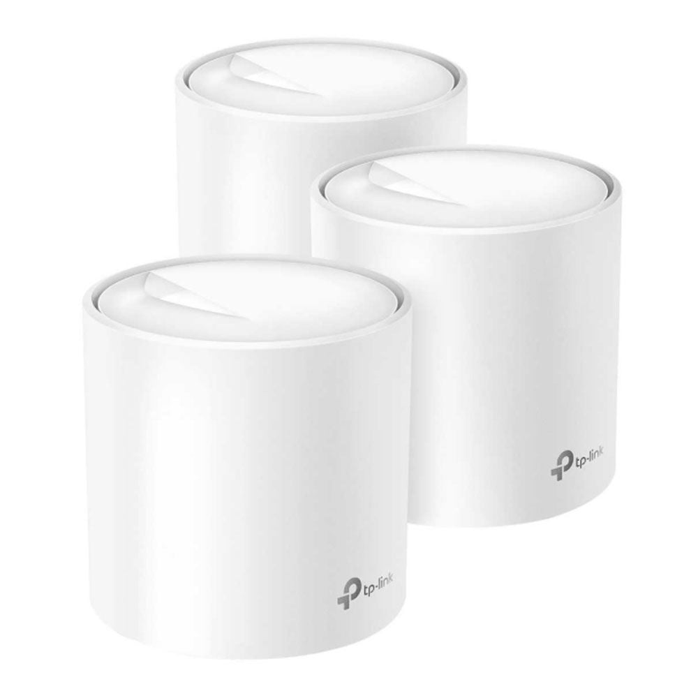 TP-Link Deco X60 Mesh Wi-Fi 6 System, 3-Pack, AX3000, 7,000 sq. ft. Coverage