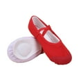 thumbnail image 1 of Children's Solid Color Dance Shoes Soft Sole Practice Shoes Elastic Laces Shaping Shoes Dance Shoes, 1 of 3