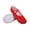 Red, variant on Black Practice Shoes For Young Dancers With Flexible Sole, Elastic Laces Providing Support