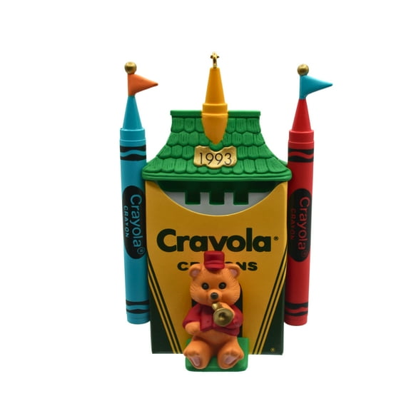 Hallmark Ornament: 1993 Bright Shining Castle | QX4422 | Crayola | Non-Mint Box