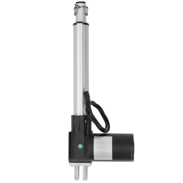 Actuador lineal de movimiento eléctrico de 200 mm de carrera, 30 mm/s, 500 N, acero de aleación para automóvil, 24 V